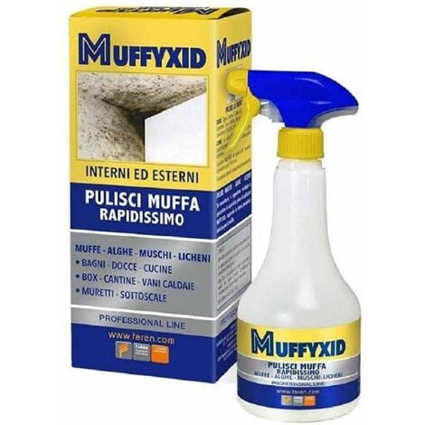 Tratamiento elimina moho pulverizador Muffyxid. 500 ml. antimoho Faren