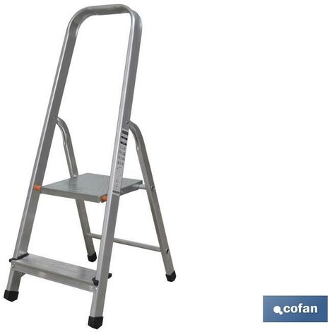 ESCALERA ALUMINIO 4 PELDAÑOS Y 0,89 MTS ALT. UTIL