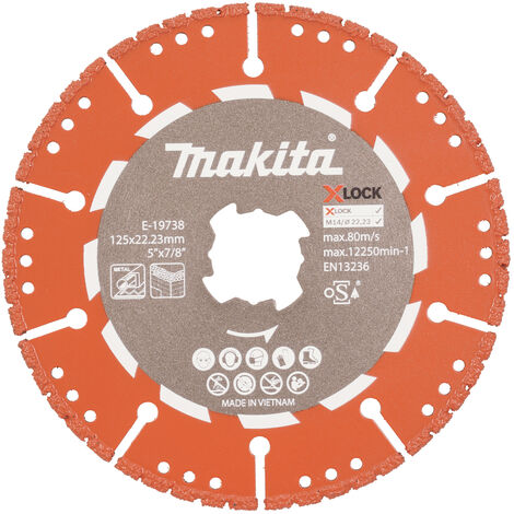 Makita E-19738 Disque à tronçonner diamanté Rescue 125 mm