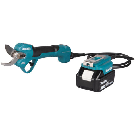 Makita – Sécateur électrique 18V – Diamètre de coupe 30mm – Moteur BL Coreless léger – Avec batterie 18V 5Ah et chargeur - DUP180RT