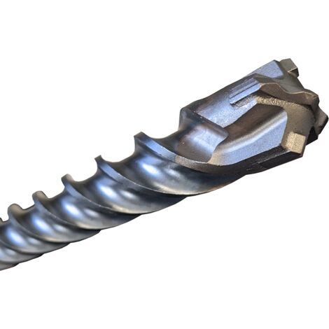 Makita – Foret béton SDS MAX 20mm – Longueur de travail 200mm – Pointe carbure 4 taillants pour béton armé – Flûtes pour évacuation poussières