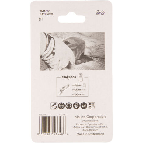 Makita B-64989 Rascador Rigido HCS - Racloir Rigide Pour Outils Multifonctions