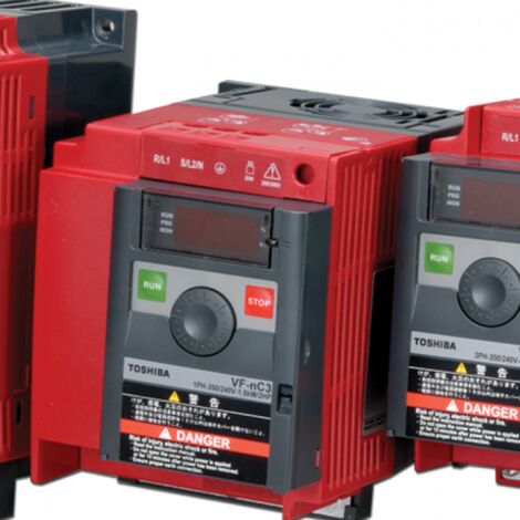 ONDULEUR SÉRIE VF-NC3S TOSHIBA 240V MONOPHASÉ (De 0.2 à 2.2 Kw) 0,42,4