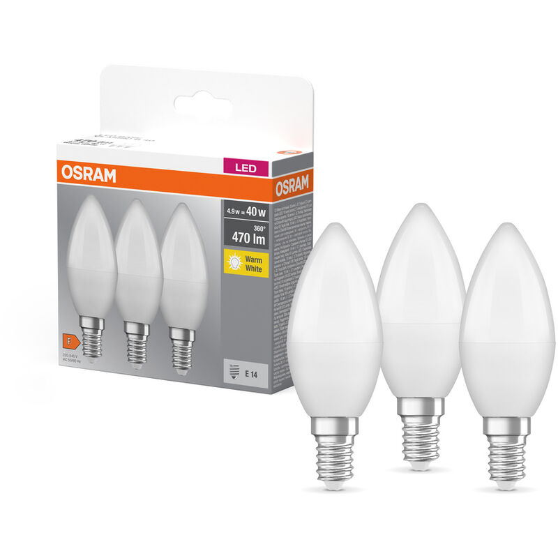 Lampadina LED filamento candela opaca E14 6W 810lm 320° luce naturale 4000K  - Kanlux 