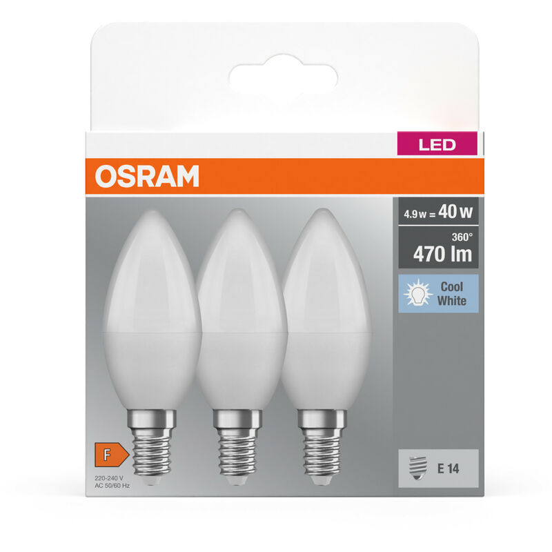 Osram LAMPADA A LED RETROFIT FILAMENT Sferica E14-Luce calda 4 W-470 lumen