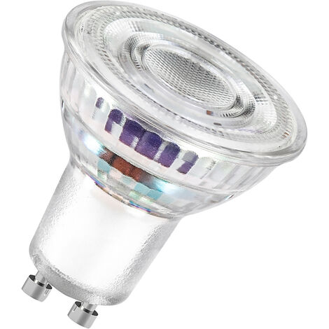 OSRAM PAR16 Reflektor Lampe,ENERGIEEFIZIENTKLASSE B, 50 Watts Ersatz, GU10, PAR16-shape, 2700 Kelvin, Warm weiß, Klares Glas, single Pack (1/5)