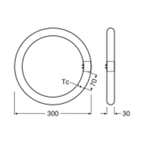 TUBO LED OSRAM T9C EM 32, 18.3W, 2000lm, 3000K