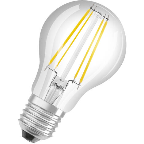 OSRAM LED Stromsparlampe, Filament Birne aus Glas mit E27 Sockel, Warmweiß ( 3000K), 2,5 Watt, ersetzt