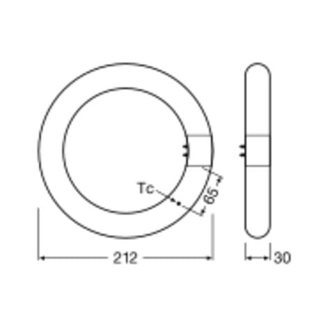 TUBO LED OSRAM T9C EM 22, 11W, 1320lm, 4000K
