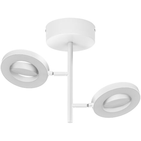 LEDVANCE LED SPOT INTEGRATED SLIM 120mm, spot da incasso a soffitto, dimmerabile, 8W, temperatura colore 3000-6500K, 2000 lumen, design piatto, dispositivo di fissaggio, bianco