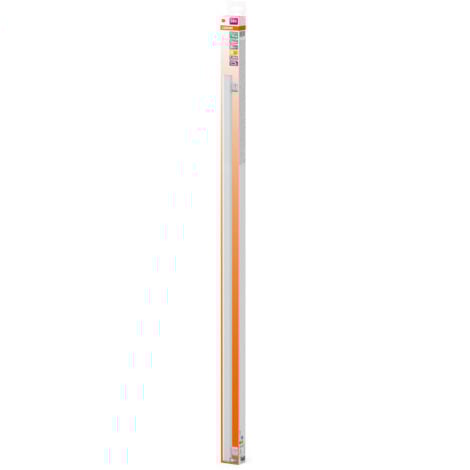 OSRAM LEDinestra a forma di asta in plastica satinata, attacco S14s, dimmerabile, luce bianca calda con 2700 K, lunghezza 100 cm, 9,9 W, 1055 lm, eccellente resa cromatica con CRI 90, EEK F.