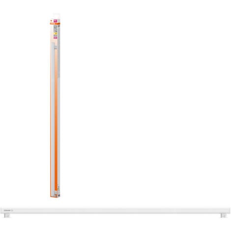 OSRAM LEDinestra a forma di asta in plastica satinata, attacco S14s, dimmerabile, luce bianca calda con 2700 K, lunghezza 100 cm, 9,9 W, 1055 lm, eccellente resa cromatica con CRI 90, EEK F.