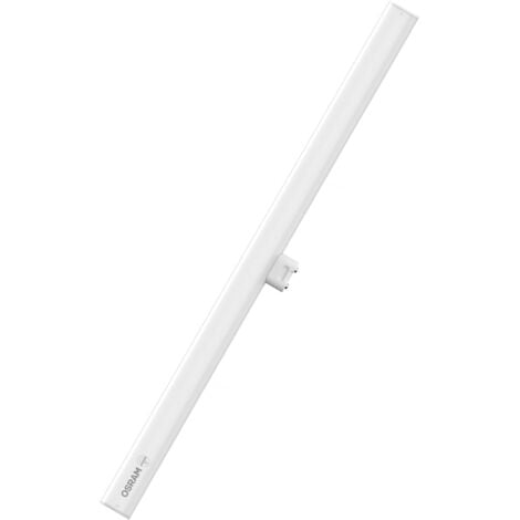 OSRAM Lampada LED LEDinestra a forma di asta in plastica satinata, attacco S14d, dimmerabile, luce bianca calda con 2700 K, lunghezza 50 cm, 4,7 W, 470 lm, eccellente resa cromatica con CRI 90, EEK F.