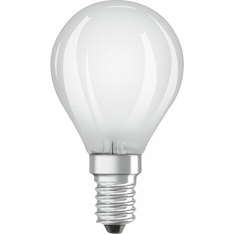 OSRAM Lampada LED - E14 - bianco caldo - 2700 K - 4 W - Sostituisce lampade  ad incandescenza 40W - chiara 