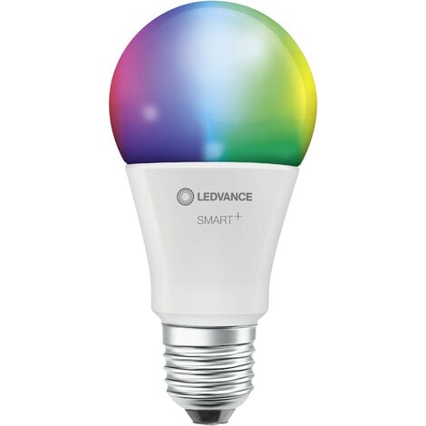 Lampada a LED Smart LEDVANCE con tecnologia WiFi, presa E27, dimmerabile,  colore chiaro modificabile (2700-6500k)