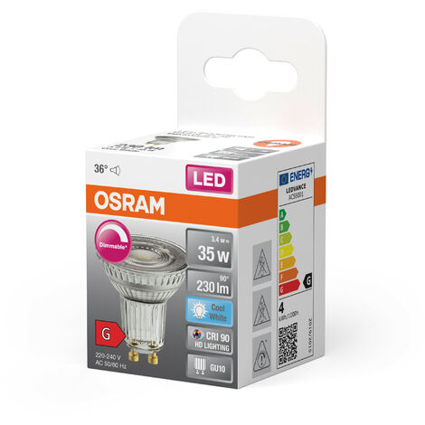 Lampada BRILLIANT Loona Faretto LED ferro 4flg | 4x LED-PAR51