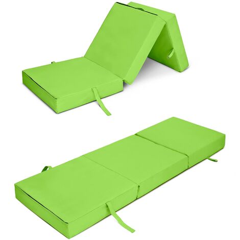 Futon Mattress Foldable Roll Out Sleepover Indoor Outdoor Folding