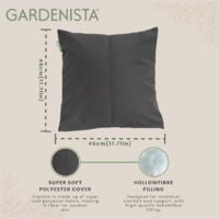 Gardenista - Outdoor Scatter Cushions, 45x45cm Lightweight Cushions ...