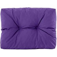 Gardenista Pallet Sofa Cushions Water Resistant Fabric Euro Pallet Size Outdoor Garden Seat, Purple