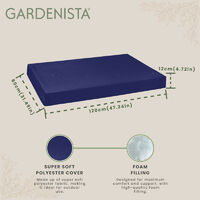 Gardenista Pallet Seating Garden Furniture DIY Foam Cushions with Water Resistant Covers, Navy
