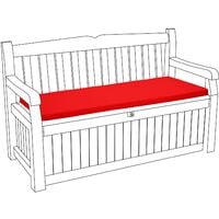Gardenista Bench Cushion for Keter Iceni & Eden Garden Furniture High Quality Seat Pad ONLY, Red