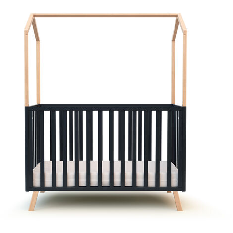 AT4 -  Lit cabane bébé évolutif CONFORT en bois