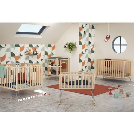 JURABABY - Table à langer 2 étagères ONLY en bois 76 x 56 x 94 cm