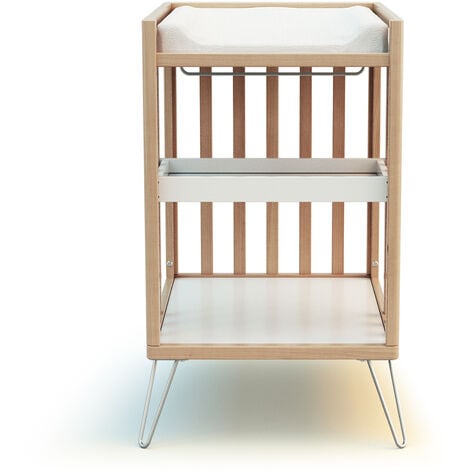 JURABABY - Table à langer 2 étagères ONLY en bois 76 x 56 x 94 cm