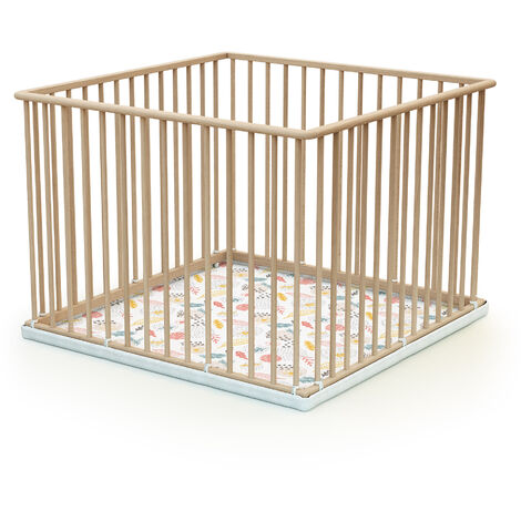 WEBABY - Parc bébé en bois