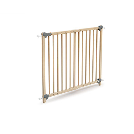 WEBABY Barrière de sécurité bébé extensible en bois LOKEE
