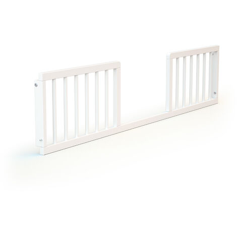 Les Tendances – Barrière de lit bébé en bois SEREN 140 x 32 x 4 cm – Installation rapide – Conforme à la norme BS 7972 – Pour lits évolutifs 70 x 140 cm