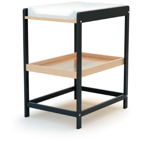 AT4 - Table à langer 1 étagère CONFORT en bois 73 x 54 x 89 cm