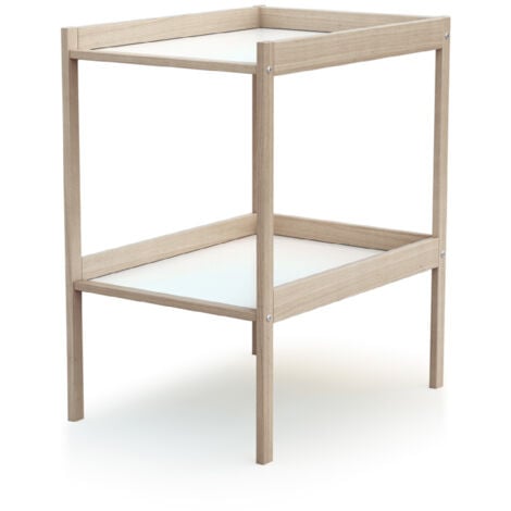WEBABY Table à langer 1 étagère en bois