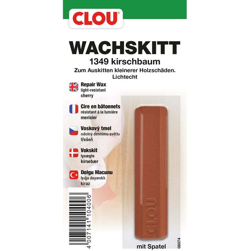 CLOU Wachskitt Stange 1349 Kirschbaum
