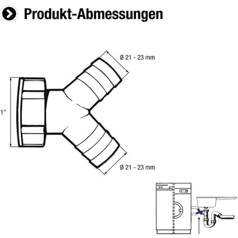 Cornat 1 Pollice IG – Realizzato in plastica Riciclata – Made in Germany qualità Tappo Scarico