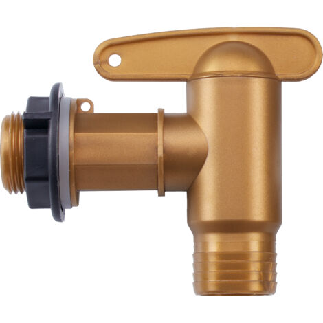 GARANTIA Aqua-Quick Kunststoffhahn, (3/4), für alle oberirdischen Tanks, 19 mm, 504040 (1/2)