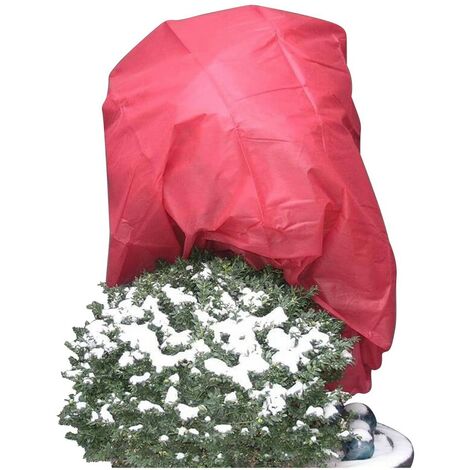 NOOR Wintervlies Winterschutz Vlieshaubefür Pflanzen, 1,6x5m, rot (1/5)