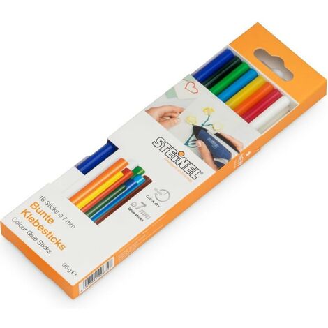 steinel Klebesticks, Durchmesser 7 mm Colour VE à 16 Stück