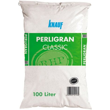KNAUF Perlite Perligran Classic, 0-6mm , 100 Ltr