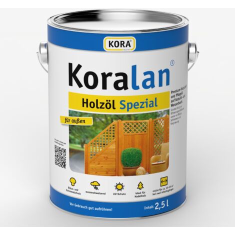 KORALAN Holzöl Spezial, Lärche, 2,5 Ltr