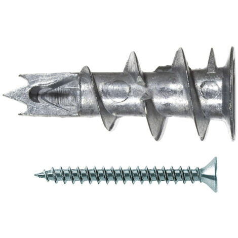 FISCHER 090917 Gipskartondübel Metall GKM S mit Schraube, 6 Stk (1/5)
