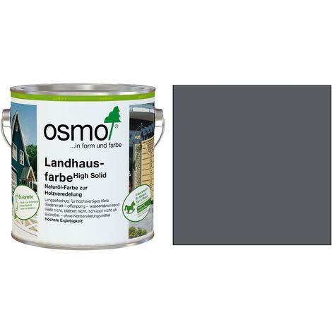 Osmo Landhausfarbe 750 ml steingrau Holzschutzfarbe
