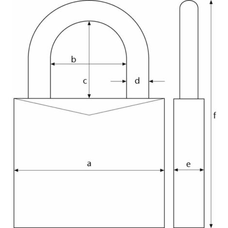 Lucchetto Abus 64TI/60 B/SB - In Alluminio Titalium, Grillo In Acciaio Nano Protect, Leggero E Sicuro