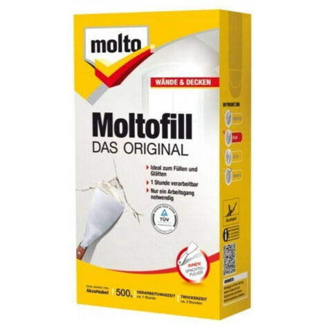 Moltofill DAS ORIGINAL Universelle Spachtelmasse 500 g (1/3)