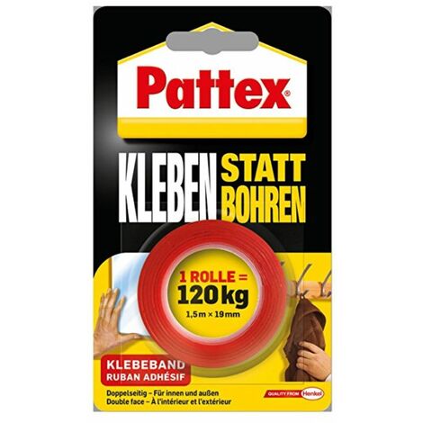 PATTEX Montage Klebeband Superstark 1,5m