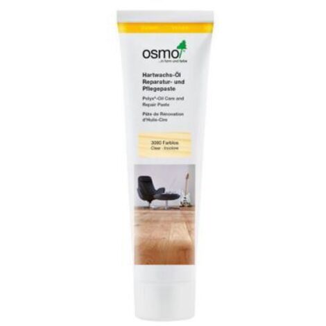 OSMO 3080 Hartwachs-Öl Reparatur- und Pflegepaste, Farblos, 75g