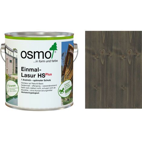OSMO 9207 Einmallasur HS Plus Quarzgrau, 750ml