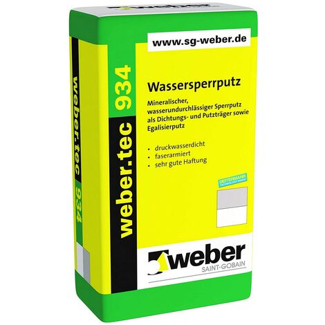 weber.tec 934 Wassersperrputz, 25 kg