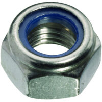 HSI Sechskantmuttern, selbstsichernd, Eisen, verzinkt, DIN 985, M 8, 50 STK