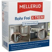 MELLERUD Rohr Frei Xtrem 2-K Intensivlöser, 2x 0,5 Ltr